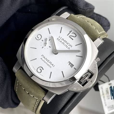 panerai 1303|panerai luminor marina white dial.